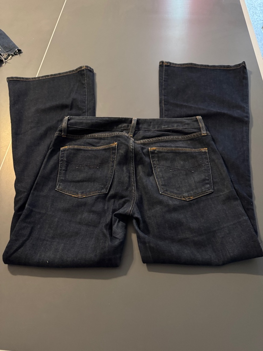 GAP Women's Dark Indigo Wide-Leg Flare Jeans